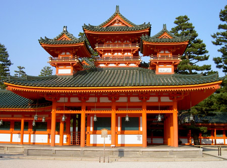 Temple Heian Shrine, Kyoto